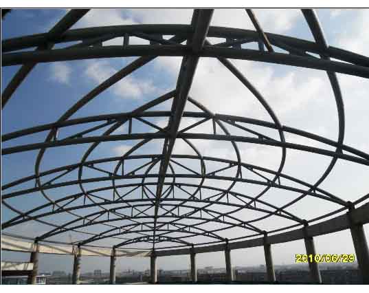 乌鲁木齐中煤朔州宾馆管桁架工程